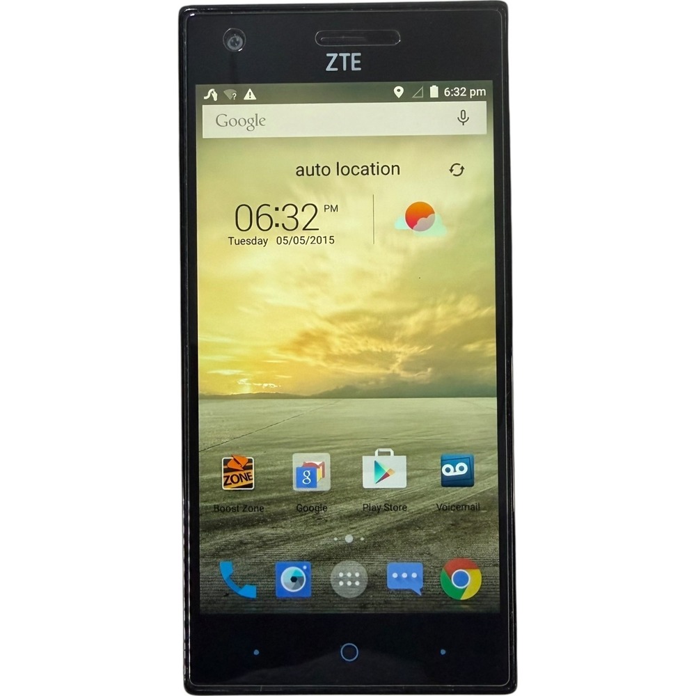 ZTE Warp Elite N9518‎ Boost Mobile Android Smartphone Black Working